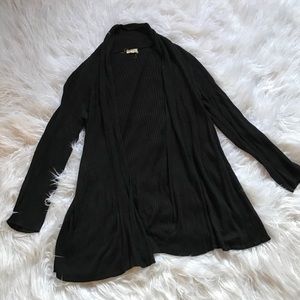 Black cardigan